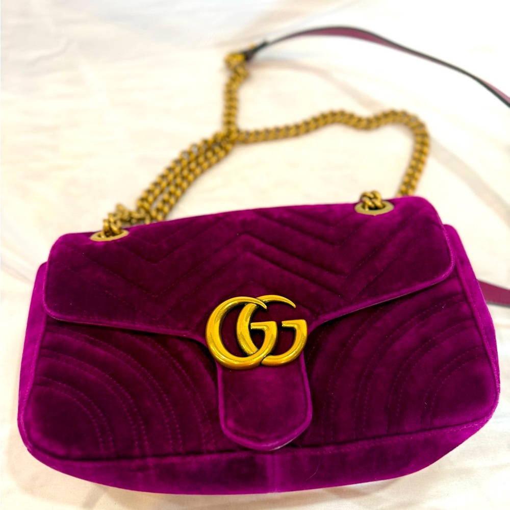 GOREGOUS! Velvet Purple Prada - Authentic!